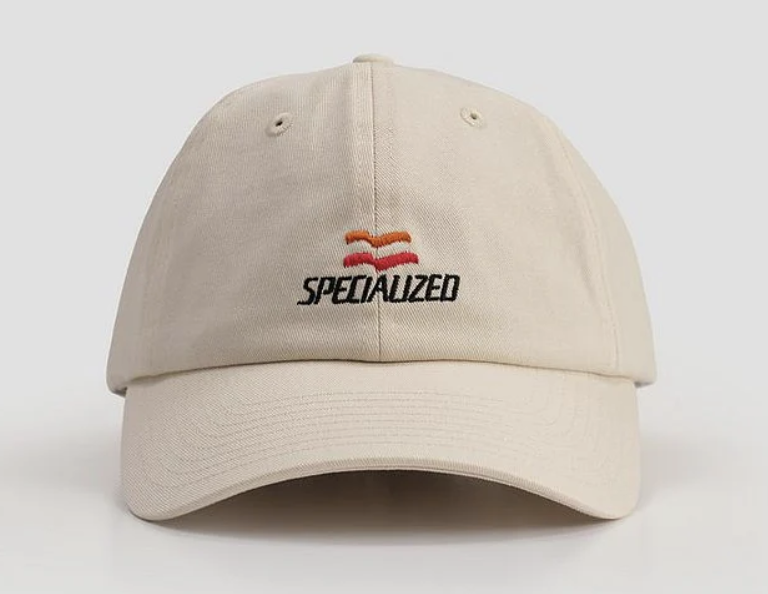 Specialized Flag Graphic 6 Panel dad hat whtmtn osfa