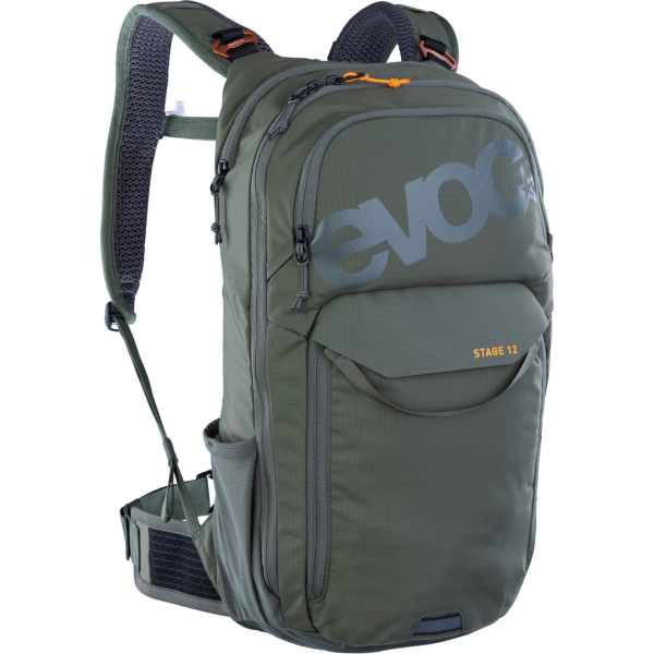 Evoc Stage 12L Backpack, dark olive