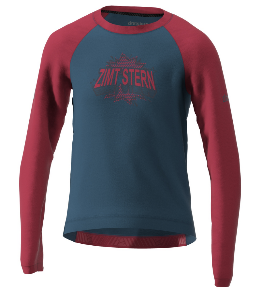 Zimtstern Braapz Shirt LS Kids Jester Red/French 128/S