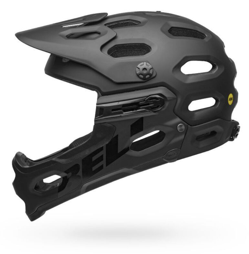 bell Super 3R MIPS Helmet  matte/gloss black/grey