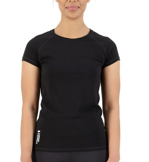 Mons Royale mons royale womens bella tech tee geo black L