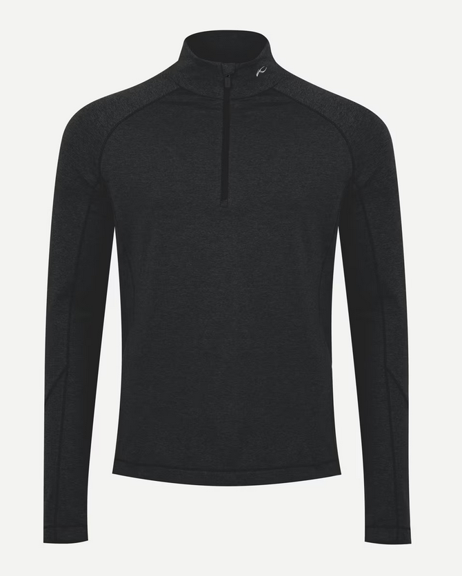 kjus system men trace midlayer half zip