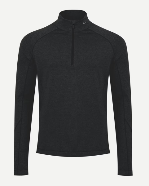 kjus system men trace midlayer half zip