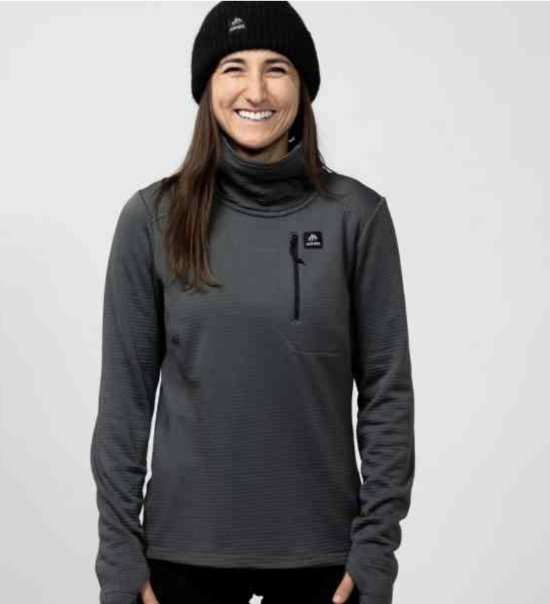 jones W Flagship Grid Pullover Dawn Blue