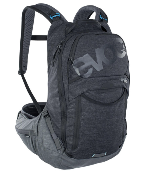 Evoc Trail Pro 16L Backpack  black/carbon grey - L/XL