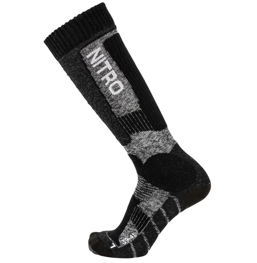 Nitro MENS CLOUD 8 SOCKS 23 BLACK-GREY - M