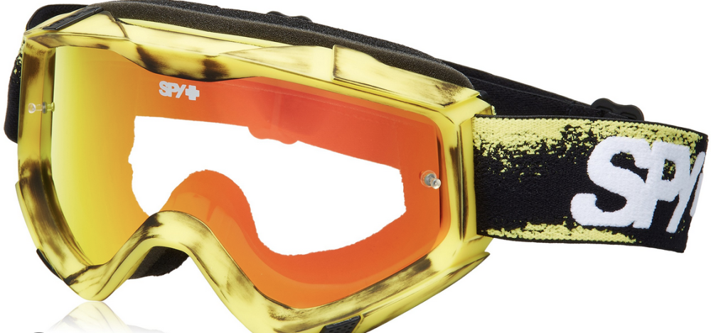 spy mx goggle klutch masked yellow