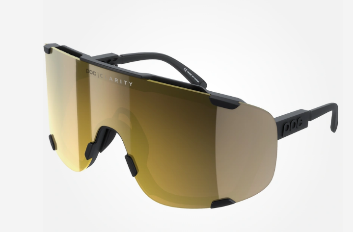 POC Devour  Uranium Black / Clarity Road/Partly Sunny Gold