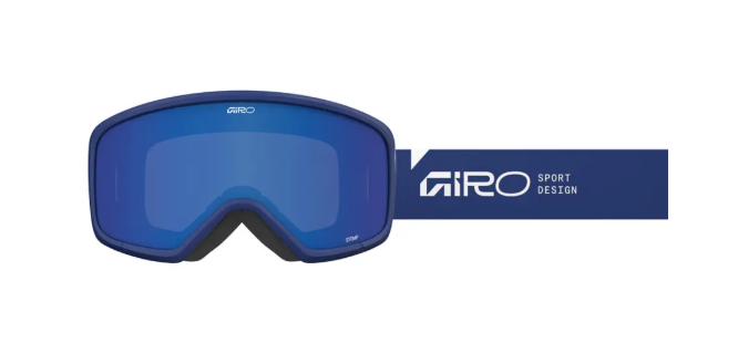 Giro Stomp Wordmark Blue Grey Cobalt Youth