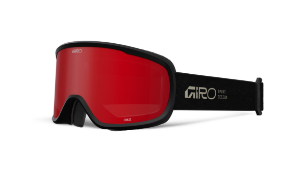 Giro Cruz Stacked Black Tan Amber Scarlet Adult