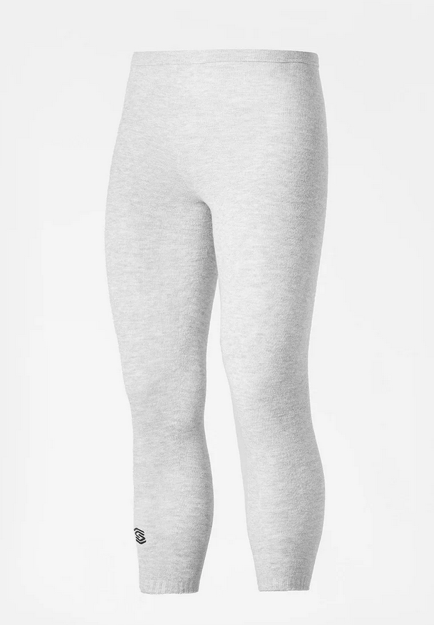 silverskin unisex long leggins stay warm pearl grey XS/S