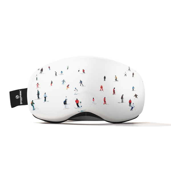 Gogglesoc Crowded Slopes Pro Soc, white