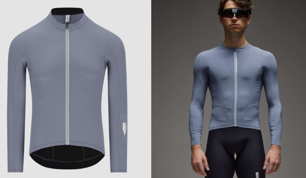 Q36.5 Dottore Pro Long Sleeve Jersey Grisaille Blue