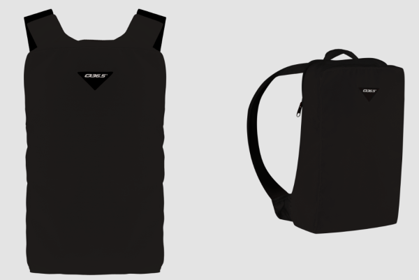 Q36.5 Adventure riding backpack black, ONESIZE