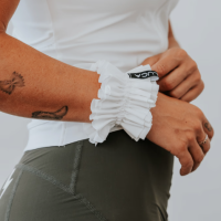 Ride Luca Uplift Scrunchie White