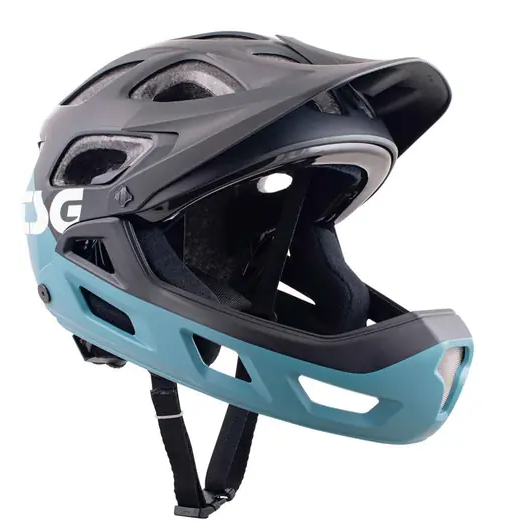 tsg seek youth fr full face black blue xxs xs