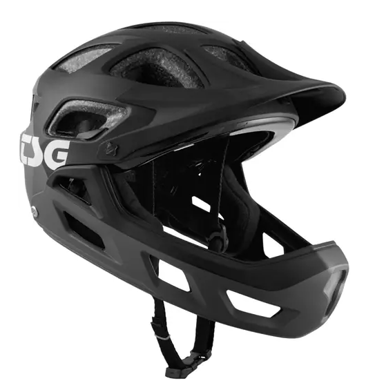 tsg seek youth fr full face grey black xxs xs