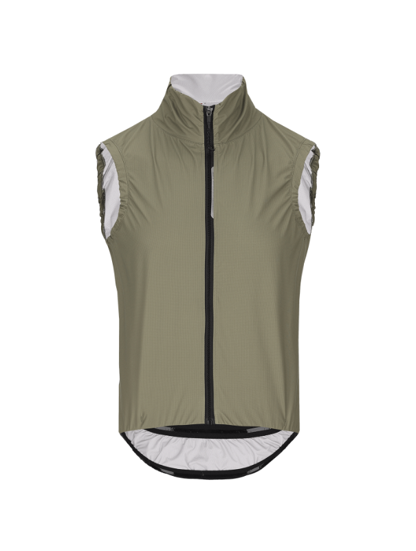 Q36.5 Rain Shell Vest Olive Green, XL