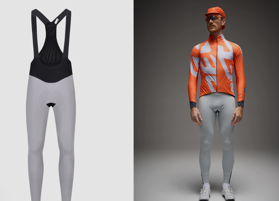 Q36.5 dottore termico bib tights ice grey M
