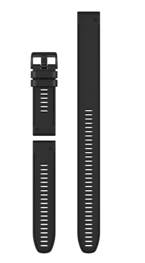 Garmin QuickFit®-Armbänder (26 mm), Silikon Schwarz, Teile in Schwarz (Tauchset 3-teilig)