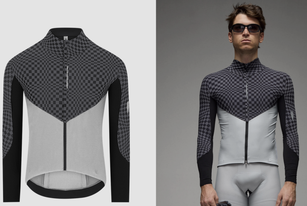 Q36.5 Dottore Hybrid Que Long Sleeve Jersey black checked