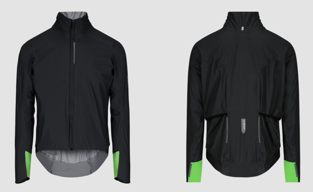 Q36.5 Rain Shell Jacket Black