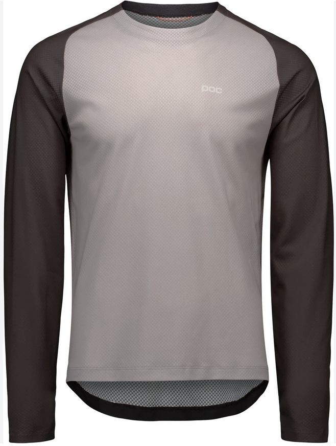POC m's motion air l/s jersey, granite grey